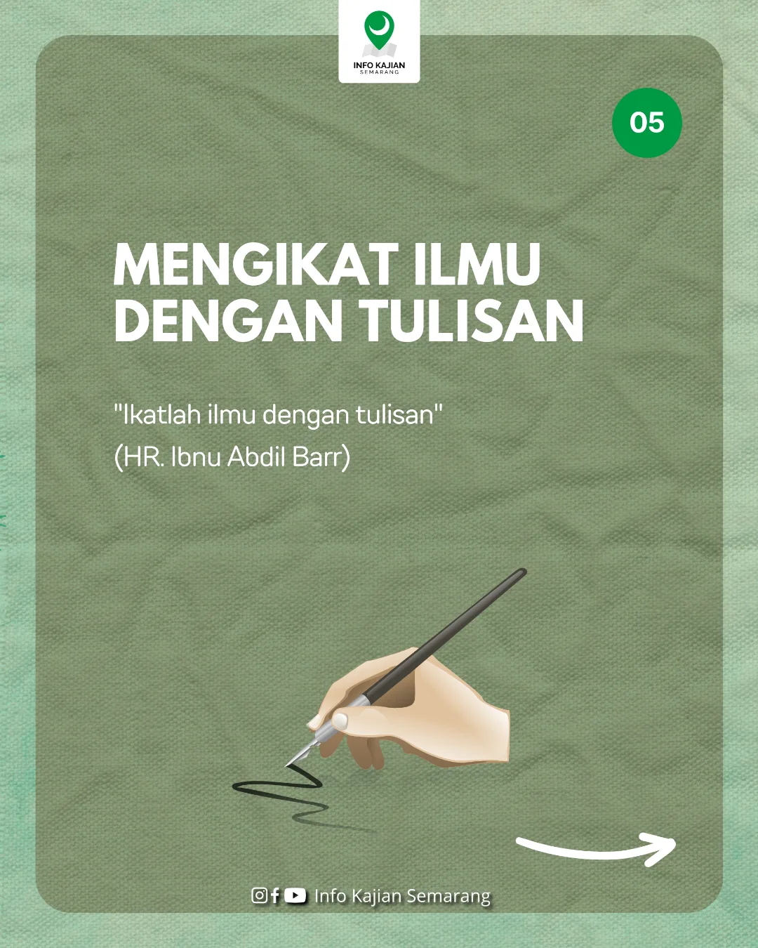 MENGIKAT ILMU DENGAN TULISAN