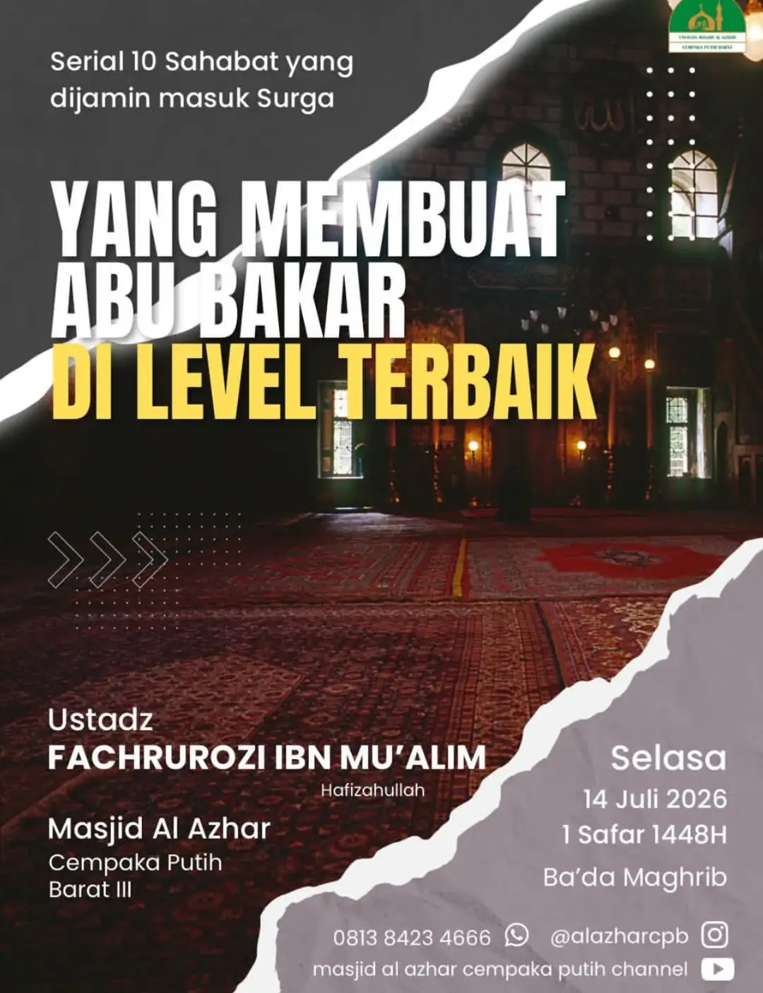 YANG MEMBUAT ABU BAKAR DI LEVEL TERBAIK