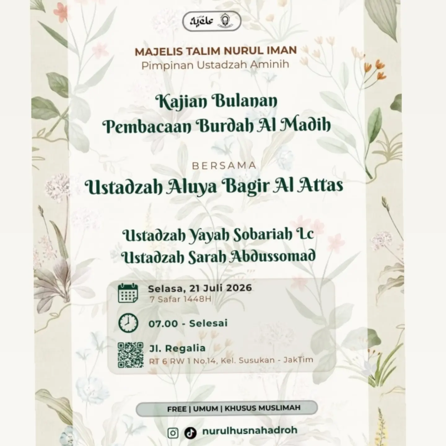 Pembacaan Burdah Al Madih