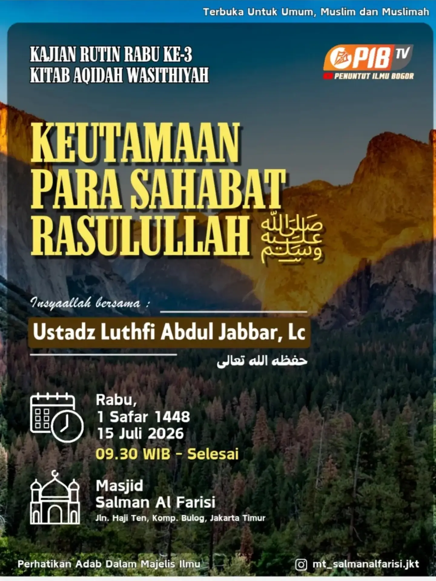 Keutamaan Para Sahabat Rasulullah ﷺ