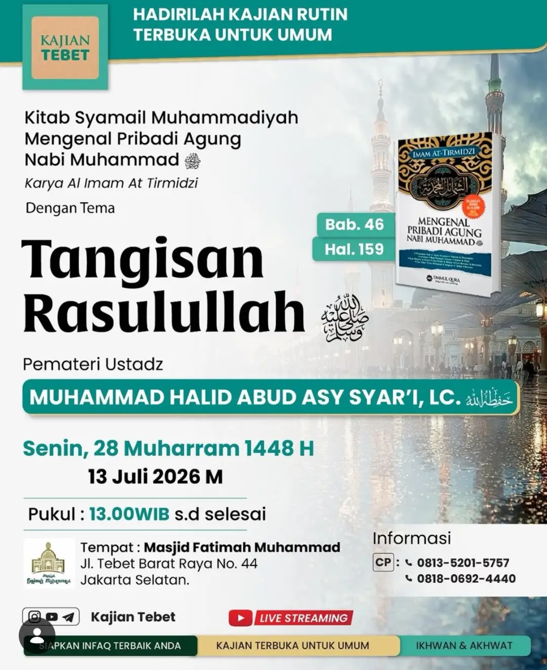 Tangisan Rasulullah