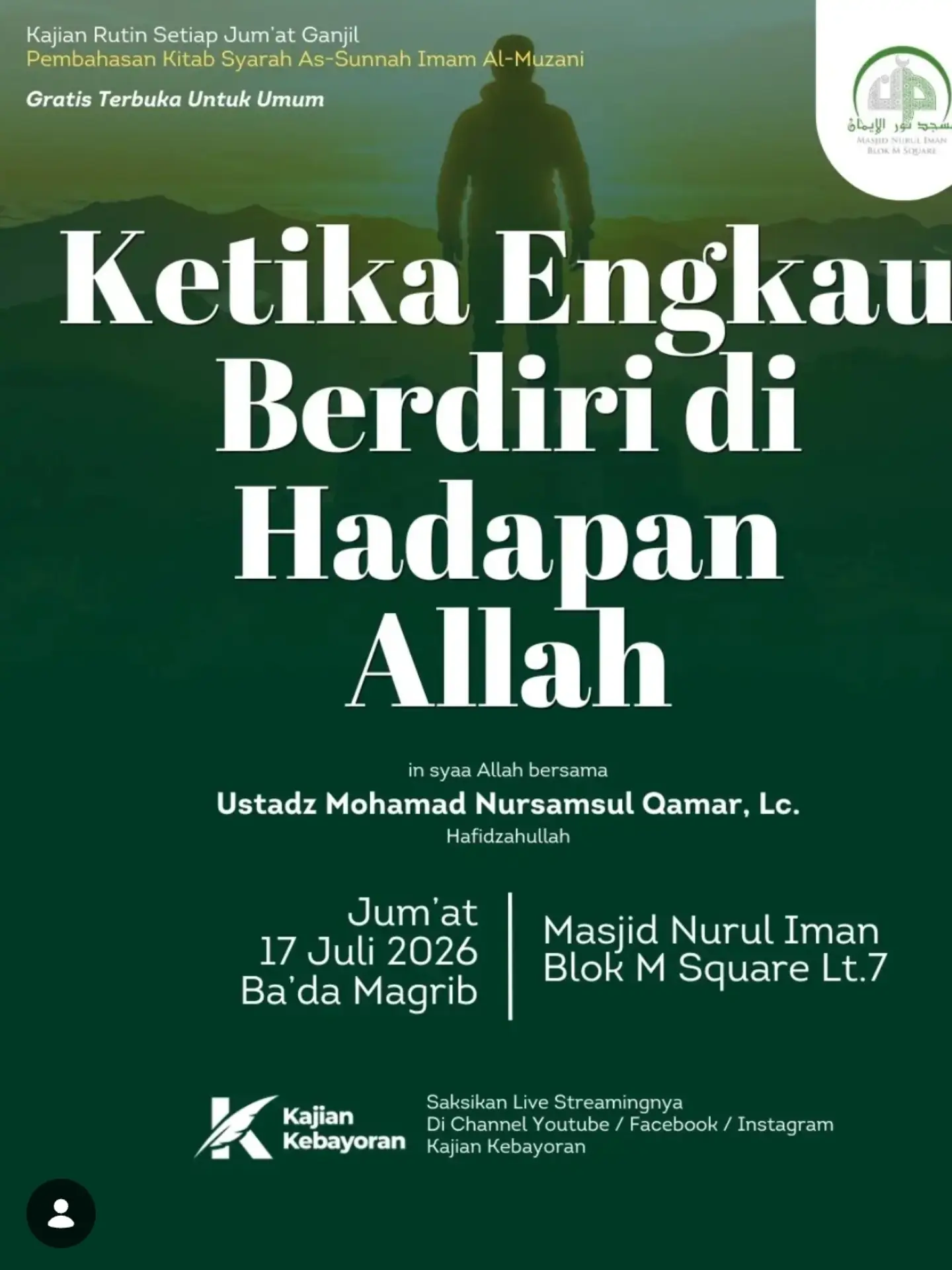 Ketika Engkau Berdiri di Hadapan Allah