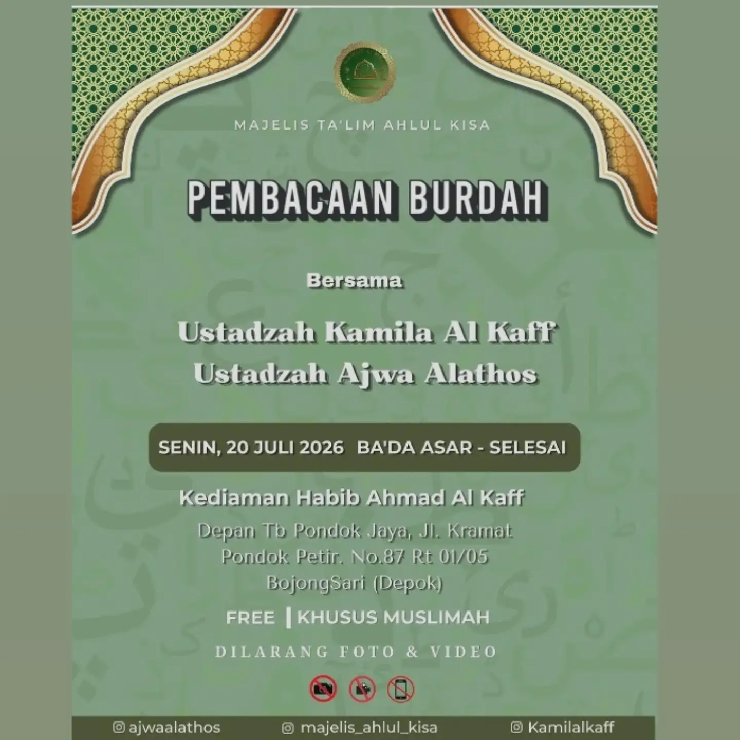 PEMBACAAN BURDAH