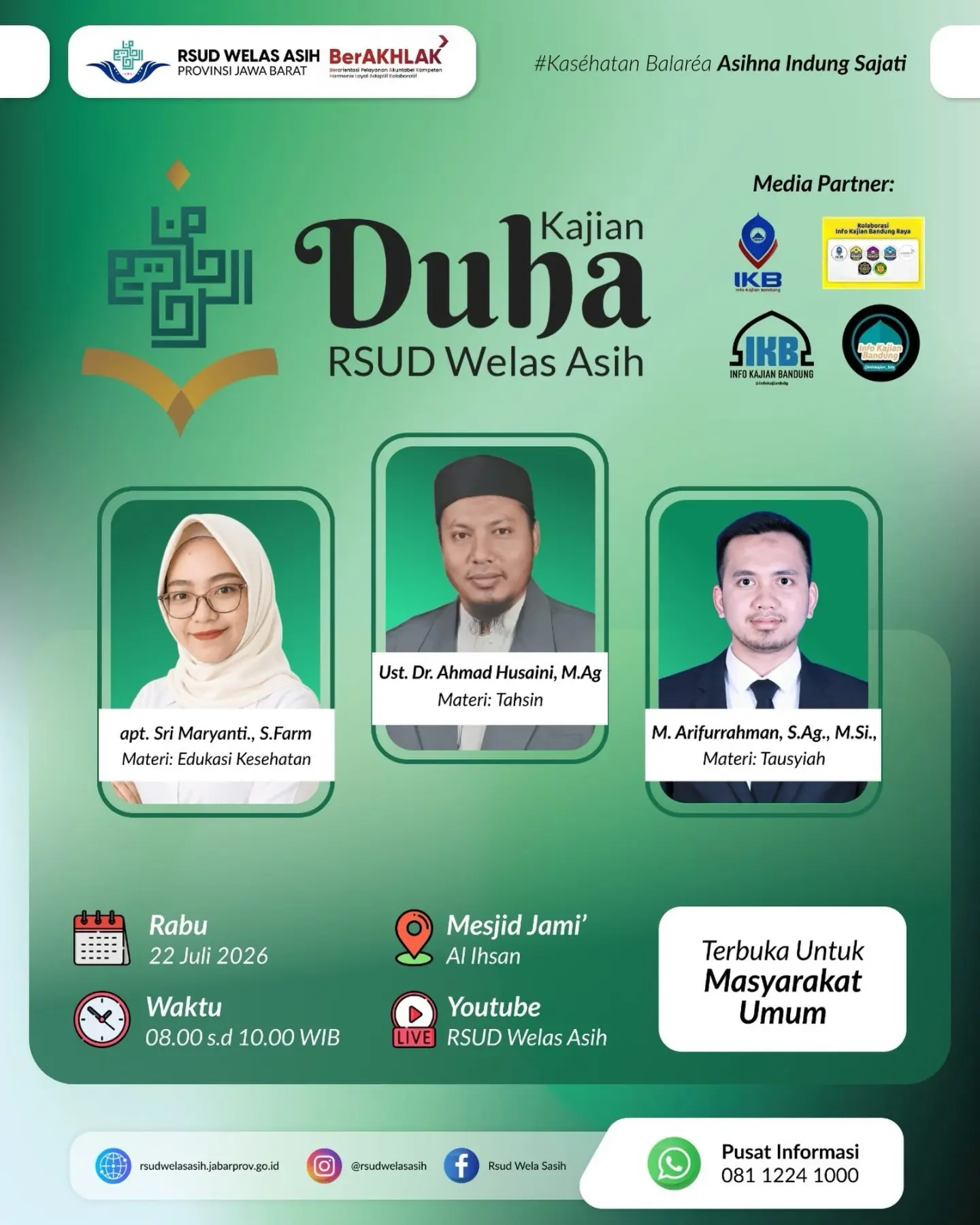 Kajian Duha RSUD Welas Asih