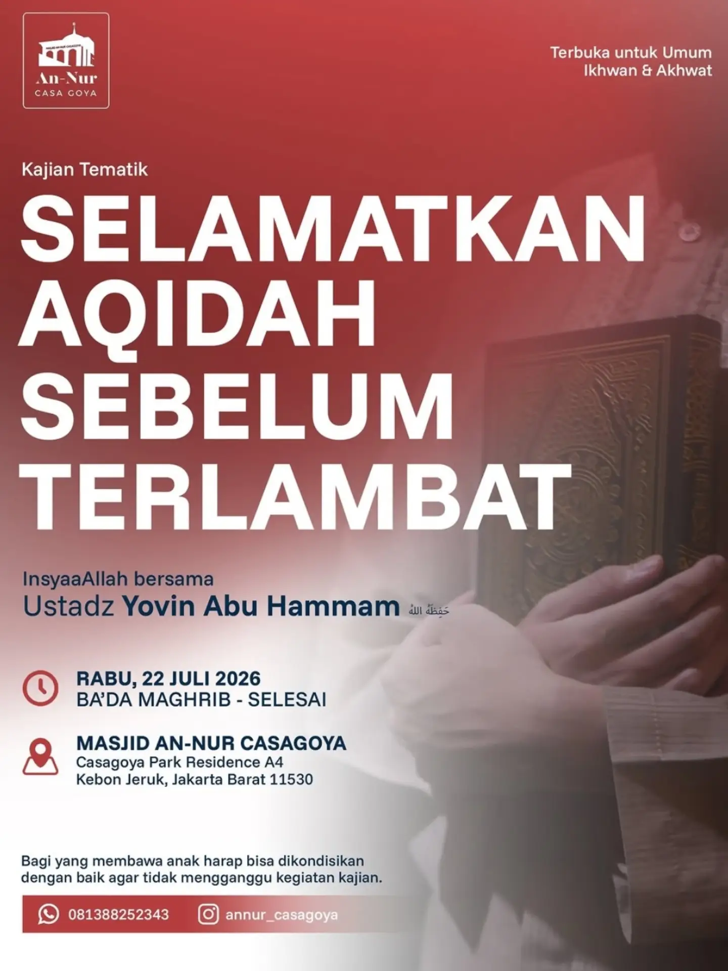 SELAMATKAN AQIDAH SEBELUM TERLAMBAT
