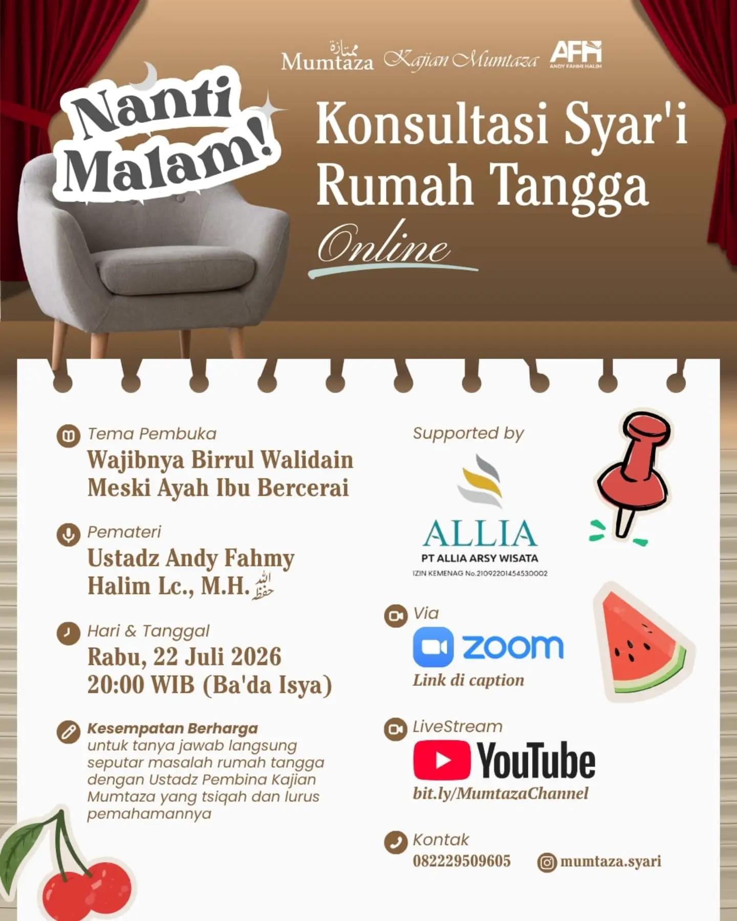 WAJIB BIRRUL WALIDAIN MESKI AYAH DAN IBU BERCERAI
