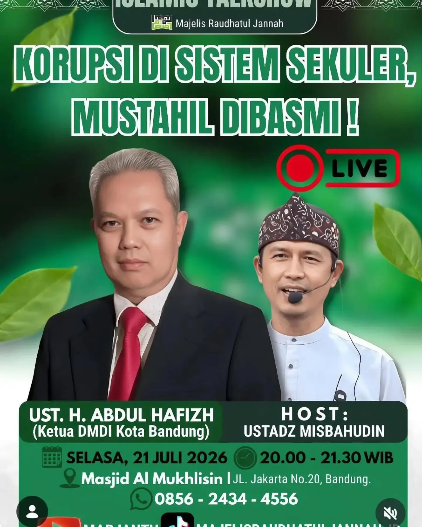 KORUPSI DI SISTEM SEKULER, MUSTAHIL DIBASMI !