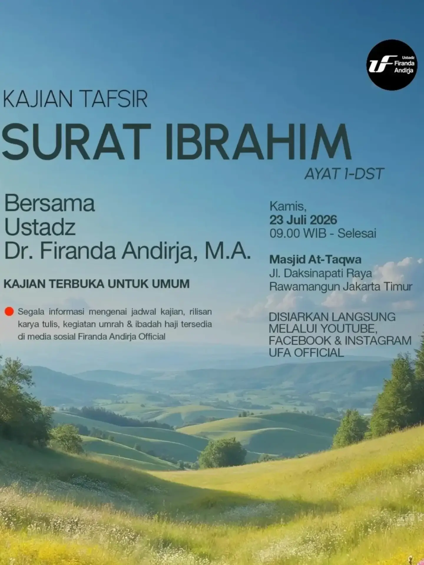 Kajian Tafsir Surat Ibrahim Ayat 1-Dst