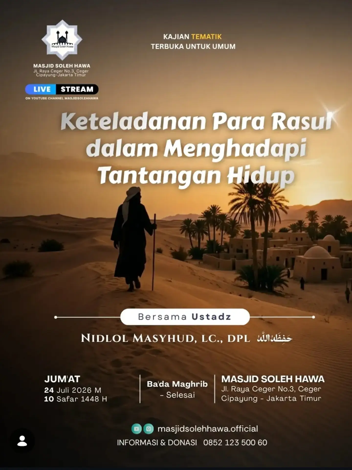 Keteladanan Para Rasul dalam Menghadapi Tantangan Hidup