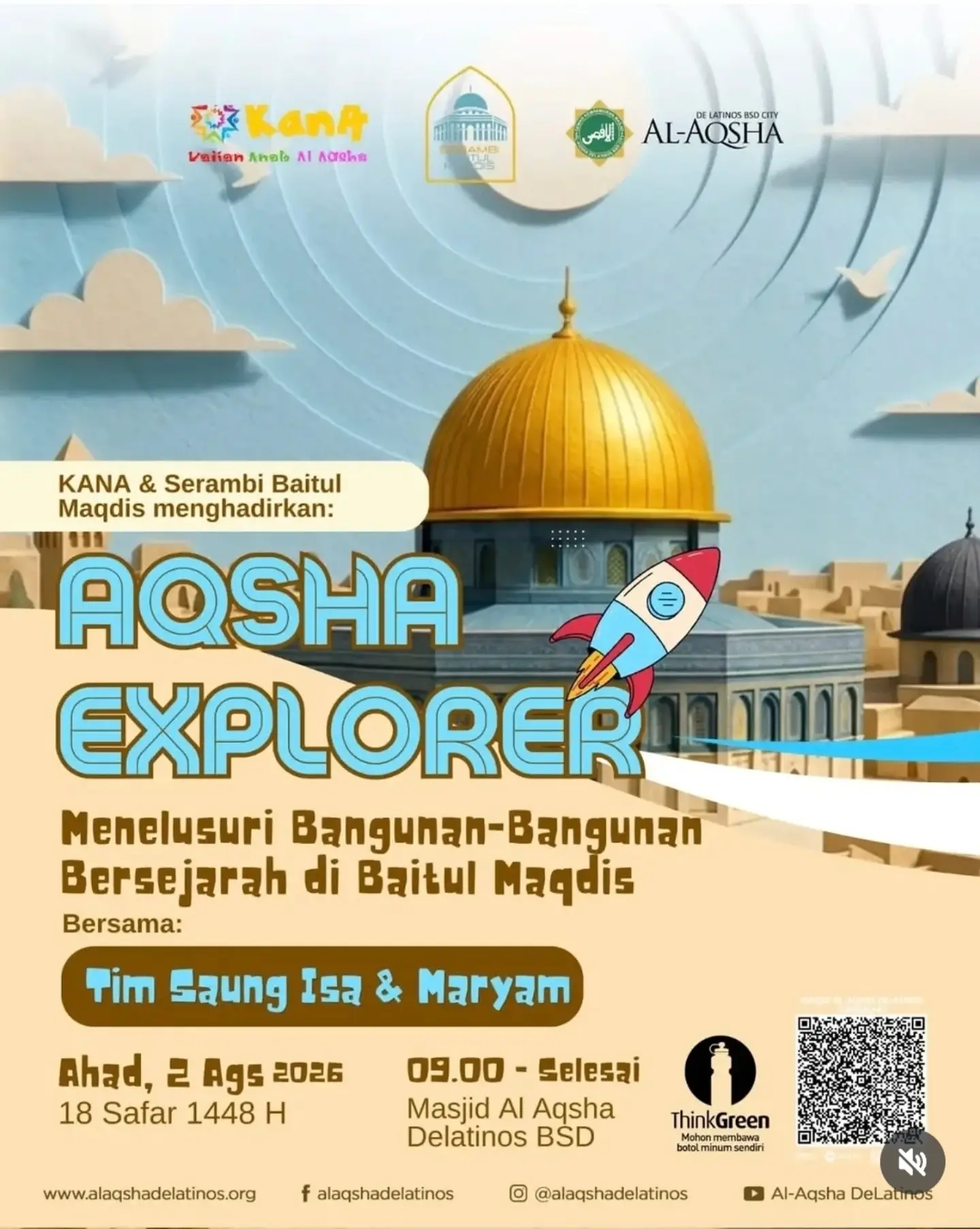 AQSHA EXPLORER: Menelusuri Bangunan-Bangunan Bersejarah di Baitul Maqdis