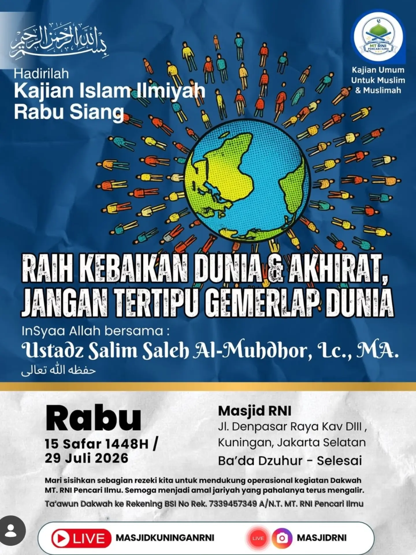 Raih Kebaikan Dunia & Akhirat, Jangan Tertipu Gemerlap Dunia
