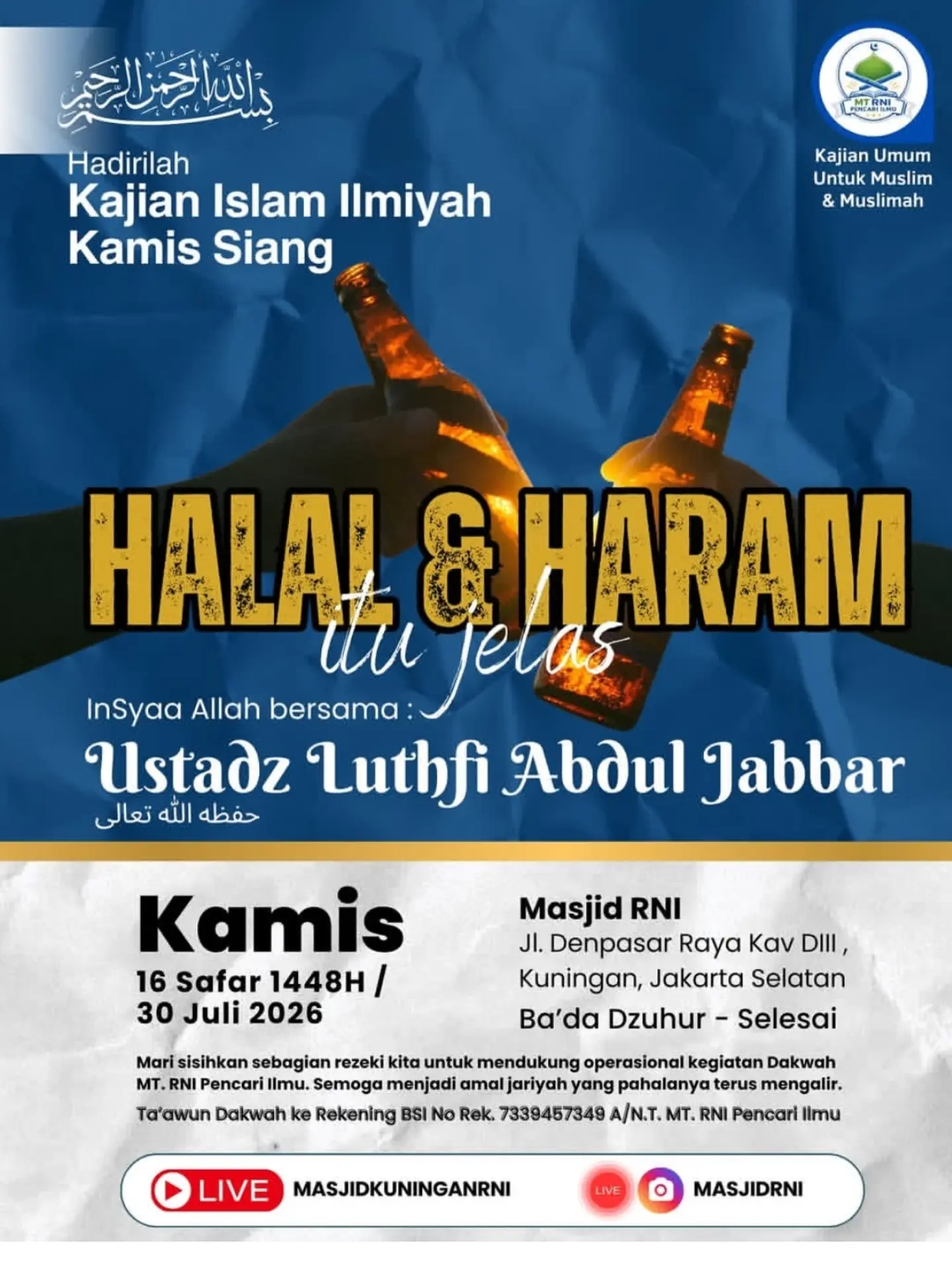 HALAL & HARAM itu Jelas