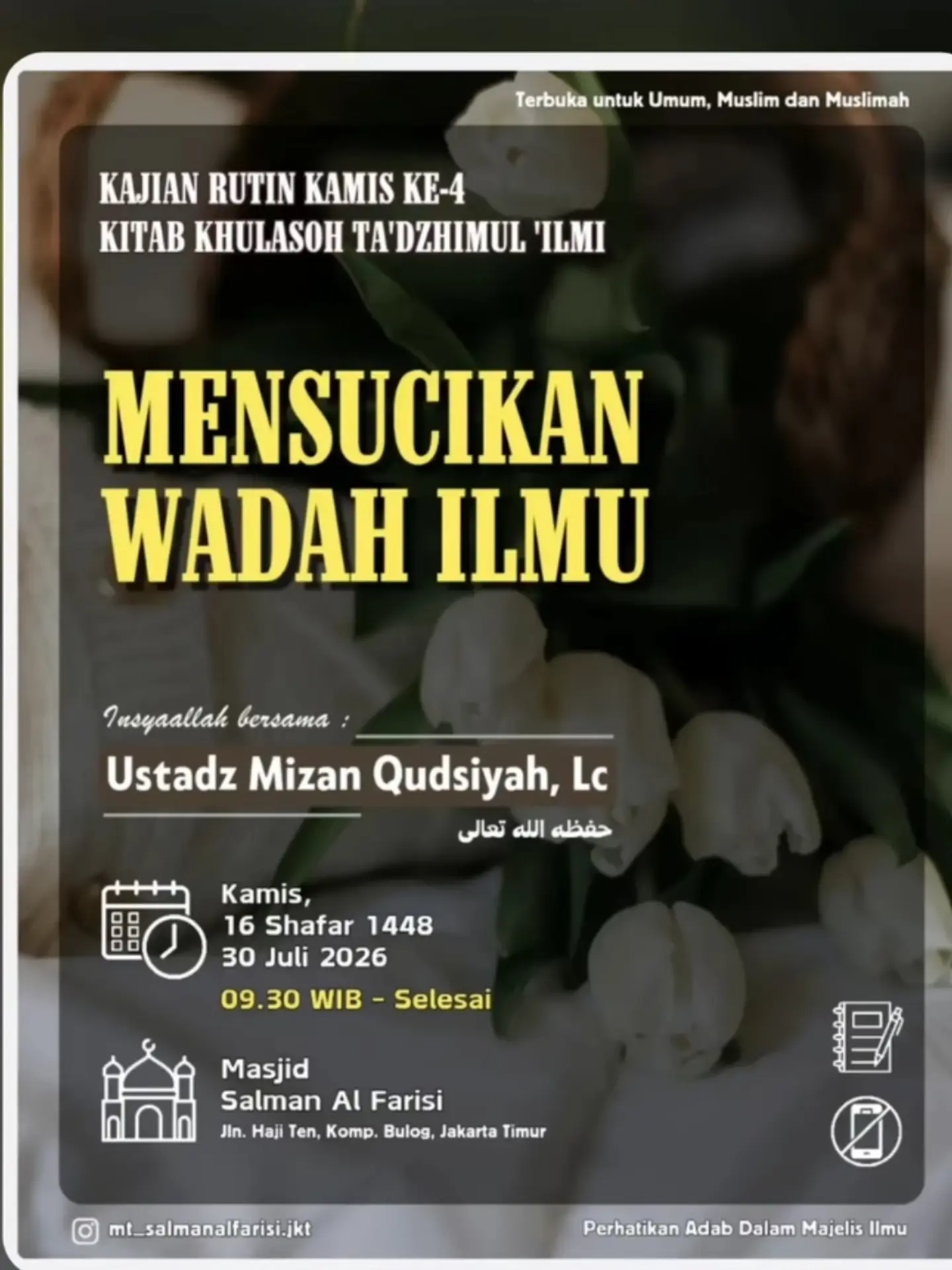 MENSucikan WADAH ILMU