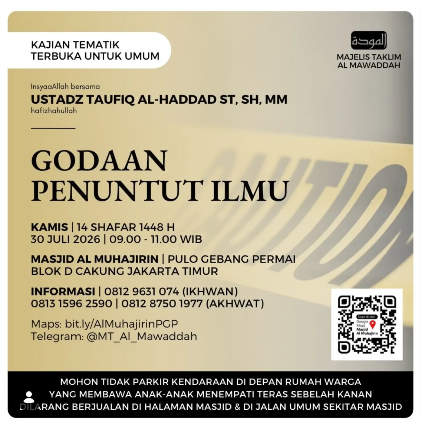 Godaan Penuntut Ilmu