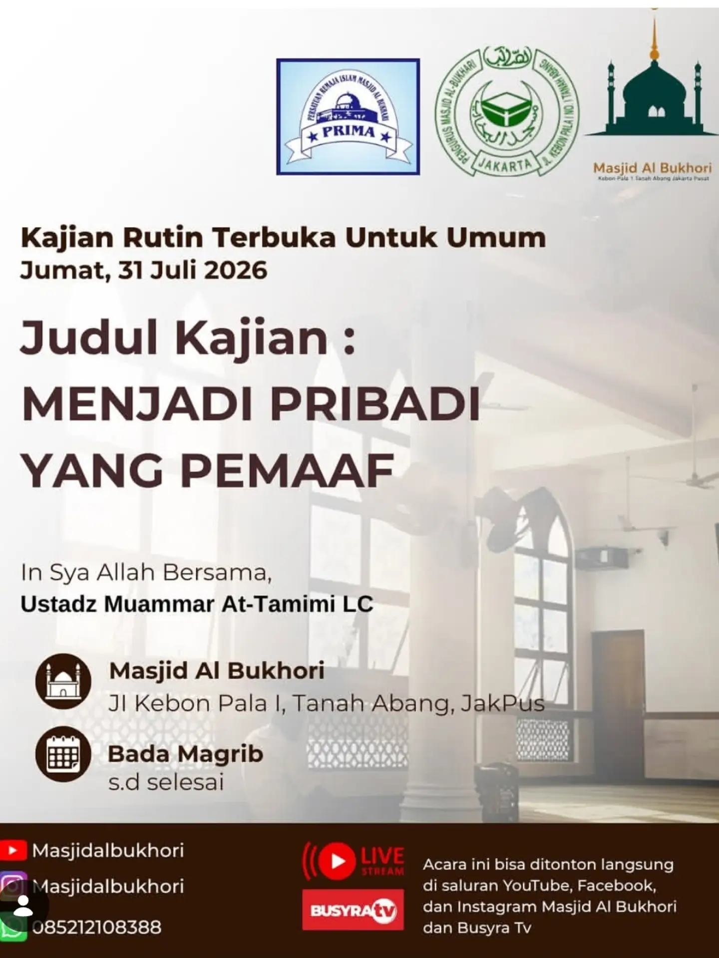 MENJADI PRIBADI YANG PEMAAF