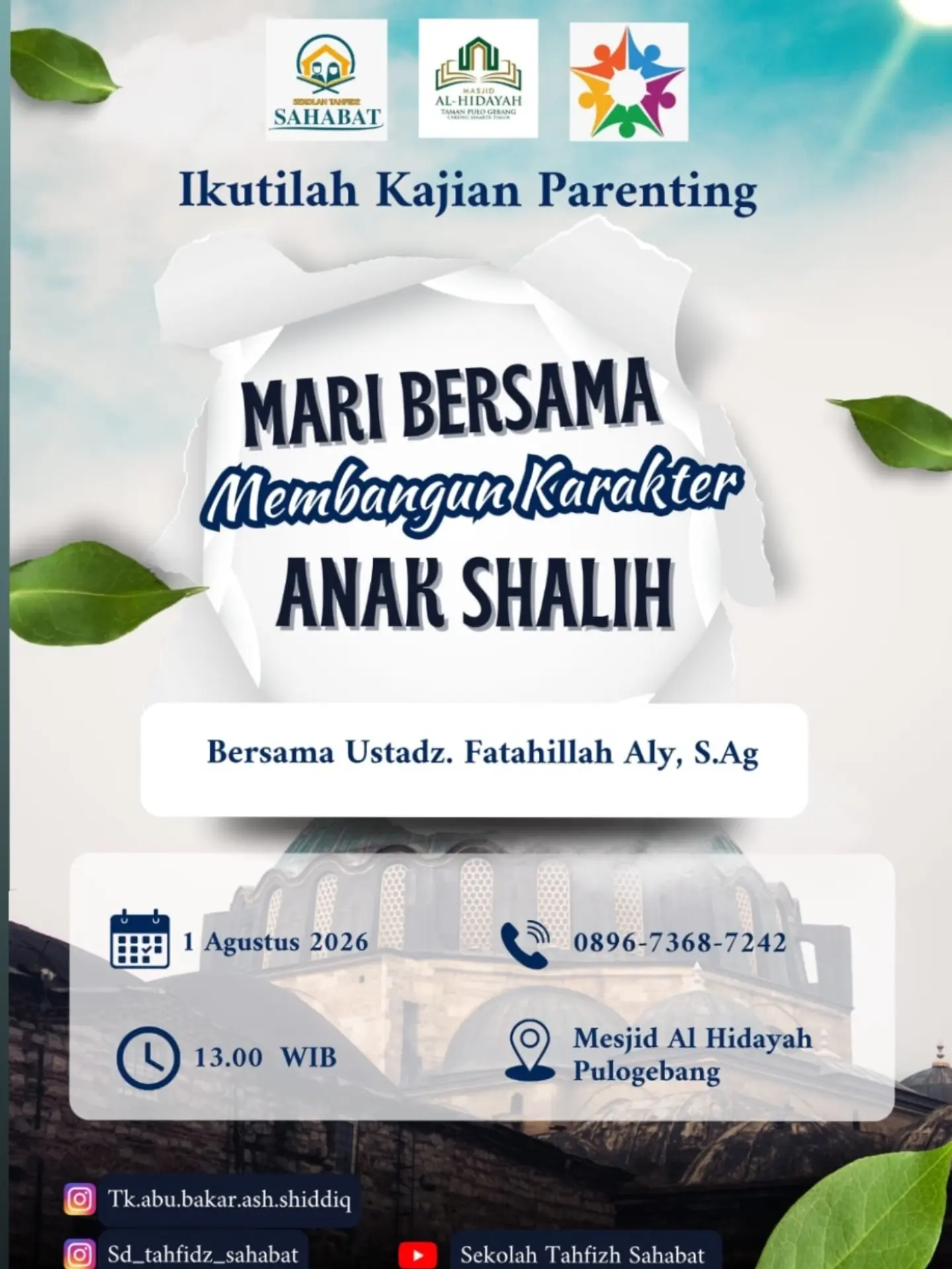 Mari Bersama Membangun Karakter Anak Shalih