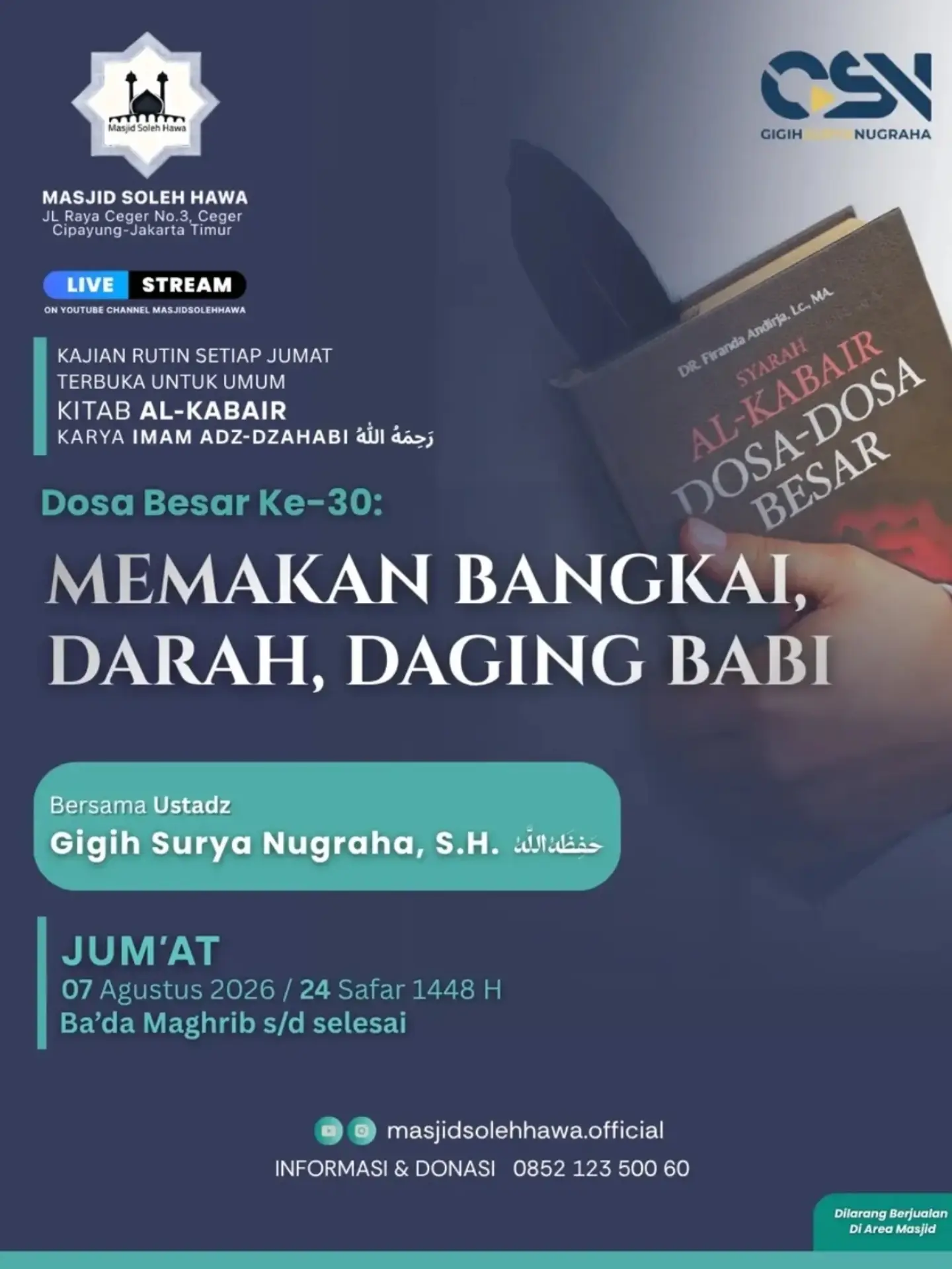 Dosa Besar Ke-30: Memakan Bangkai, Darah, Daging Babi