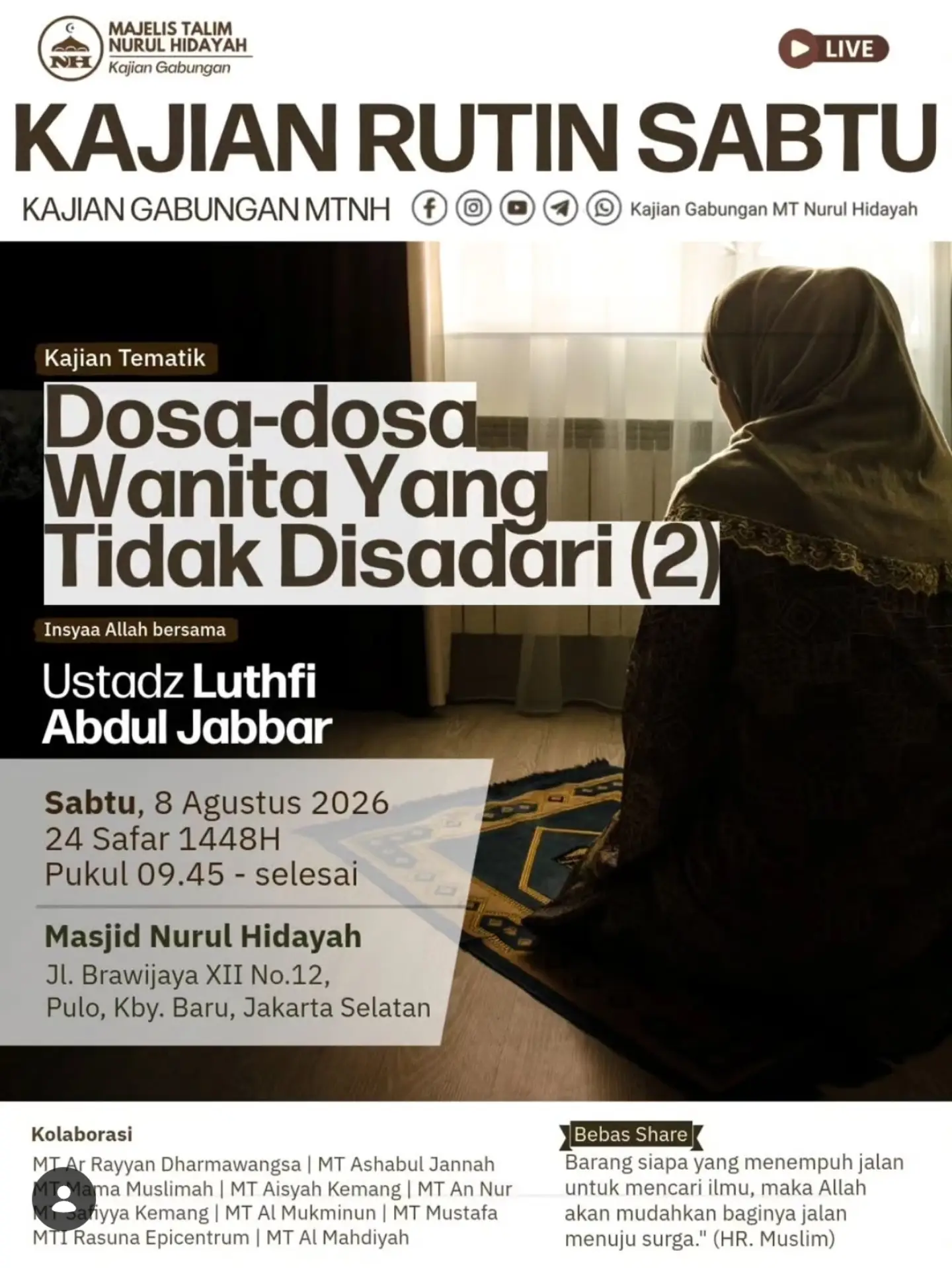 Dosa-dosa Wanita Yang Tidak Disadari (2)