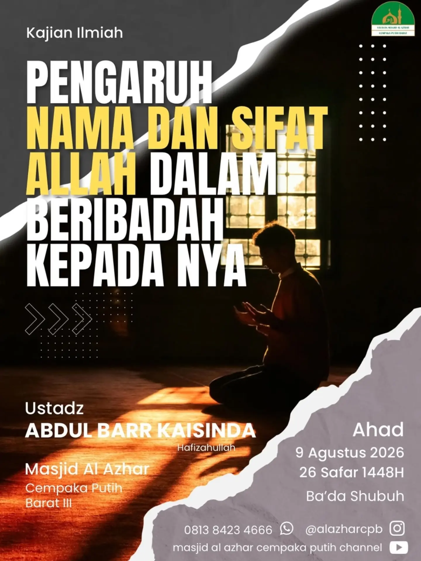 PENGARUH NAMA DAN SIFAT ALLAH DALAM BERIBADAH KEPADA NYA