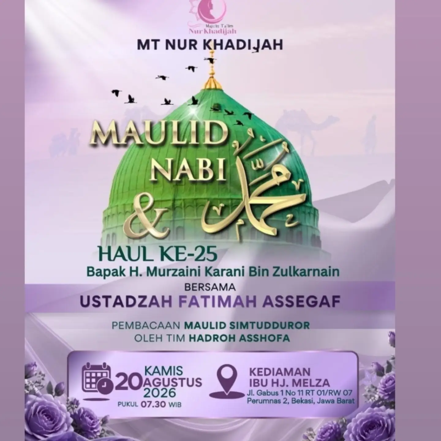 Maulid Nabi & Haul Ke-25 MT Nur Khadijah