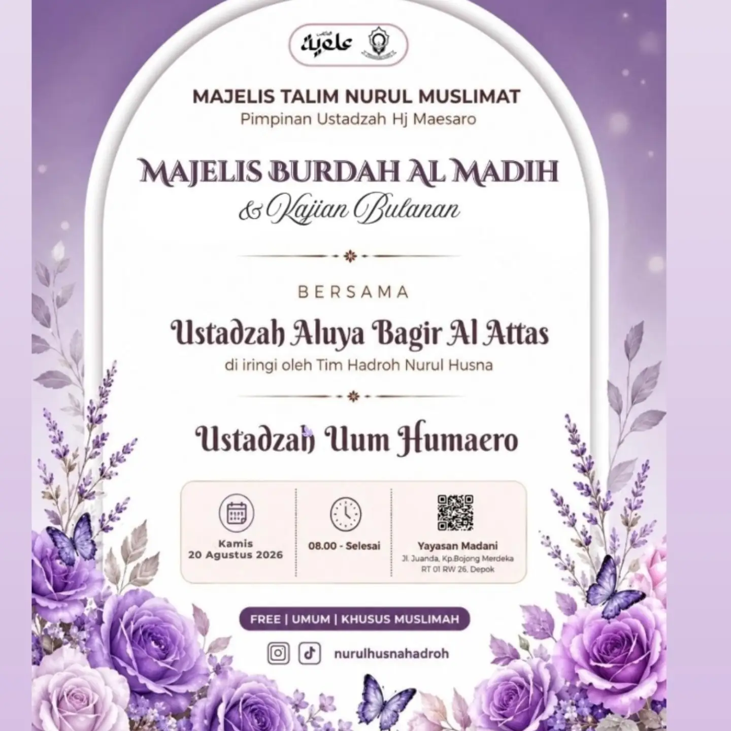 Majelis Burdah Al Madih & Kajian Bulanan