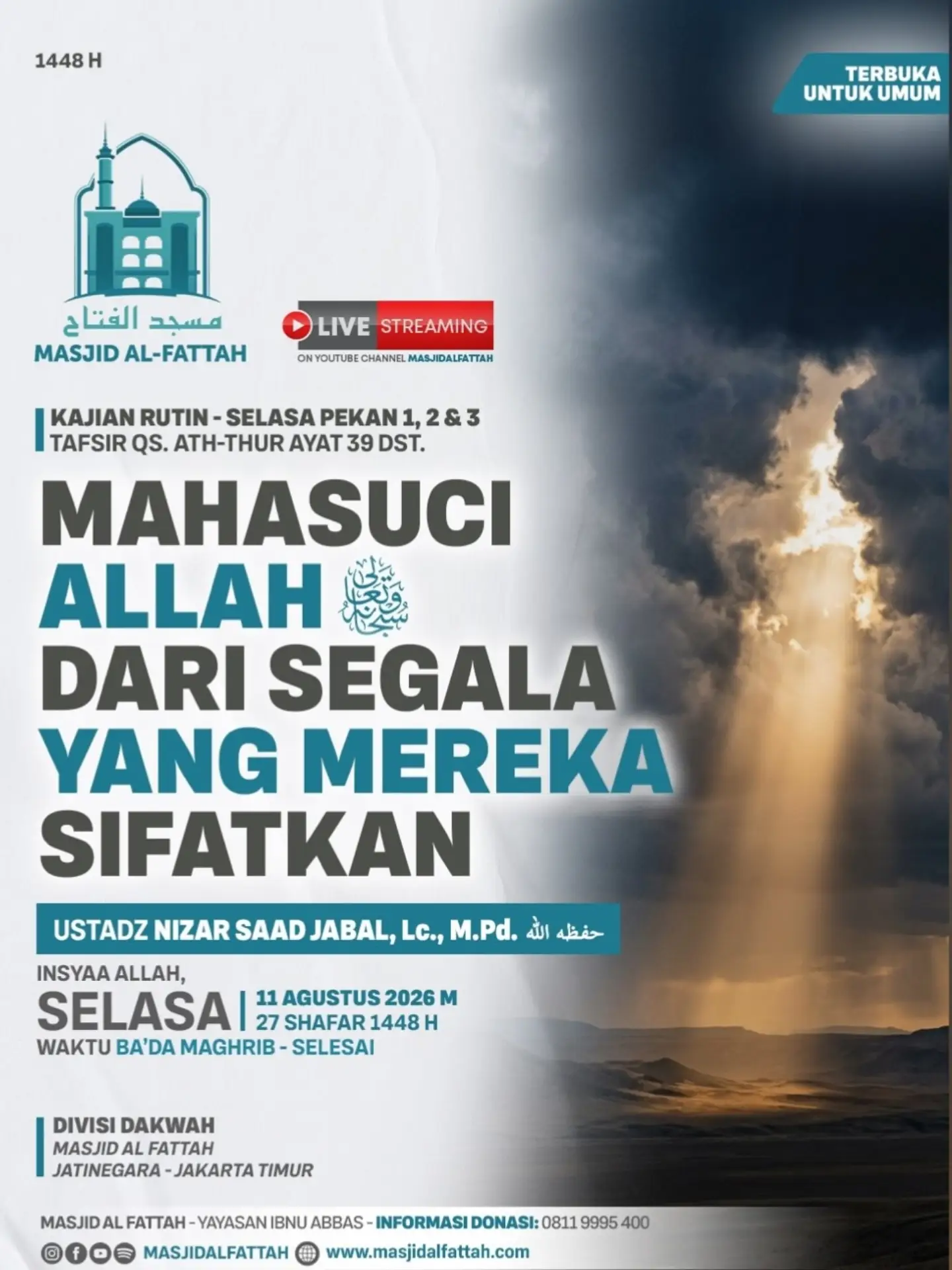 Mahasuci Allah dari Segala yang Mereka Sifatkan