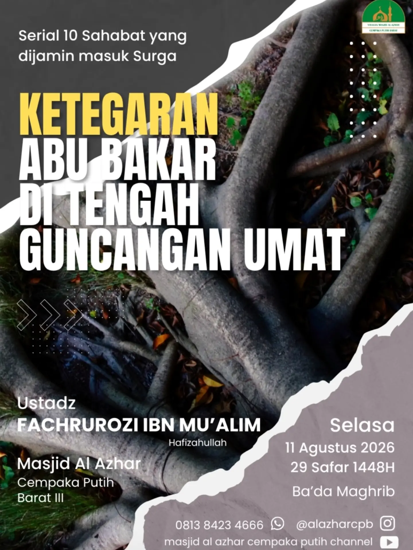 Ketegaran Abu Bakar di Tengah Guncangan Umat