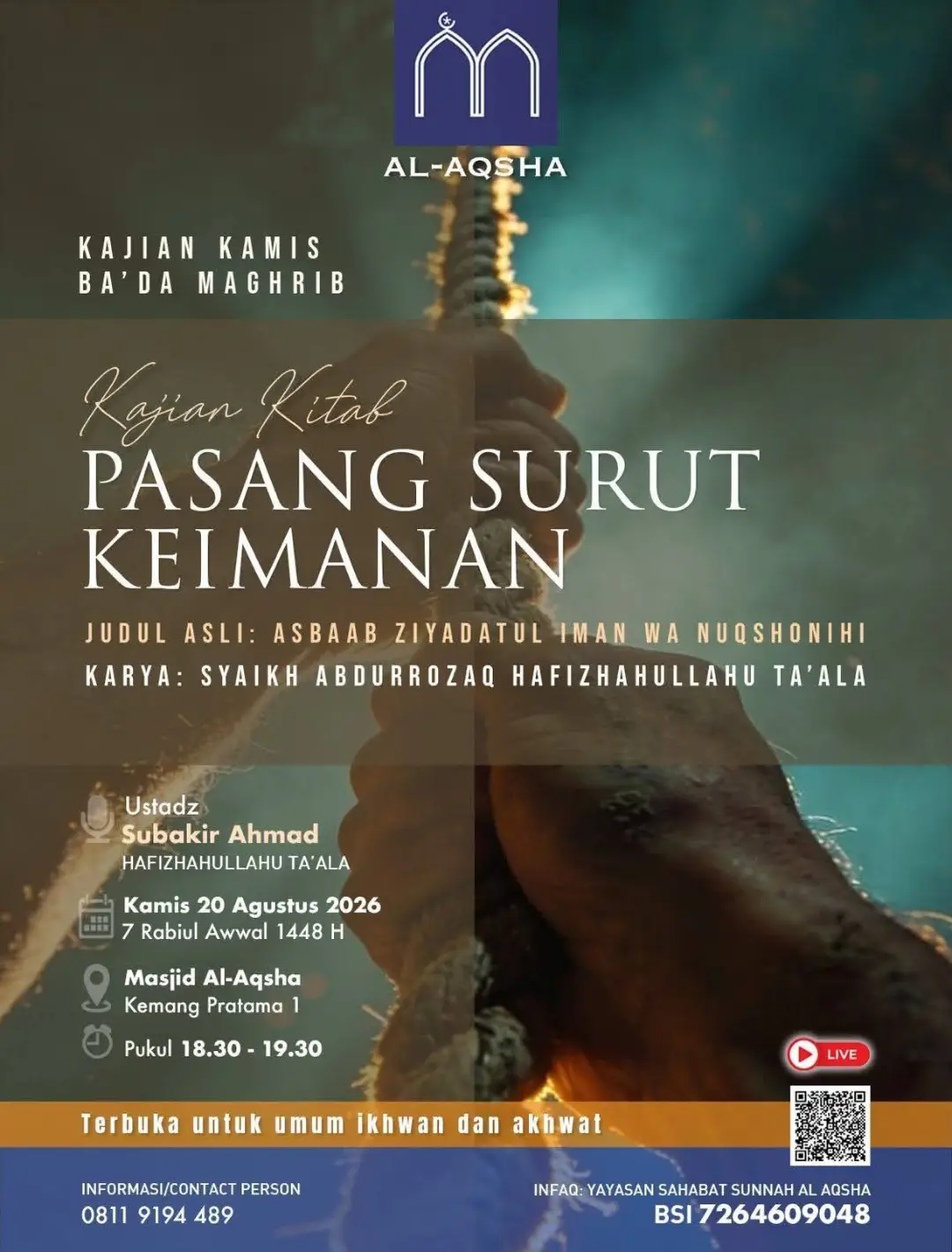 Kajian Kitab Pasang Surut Keimanan