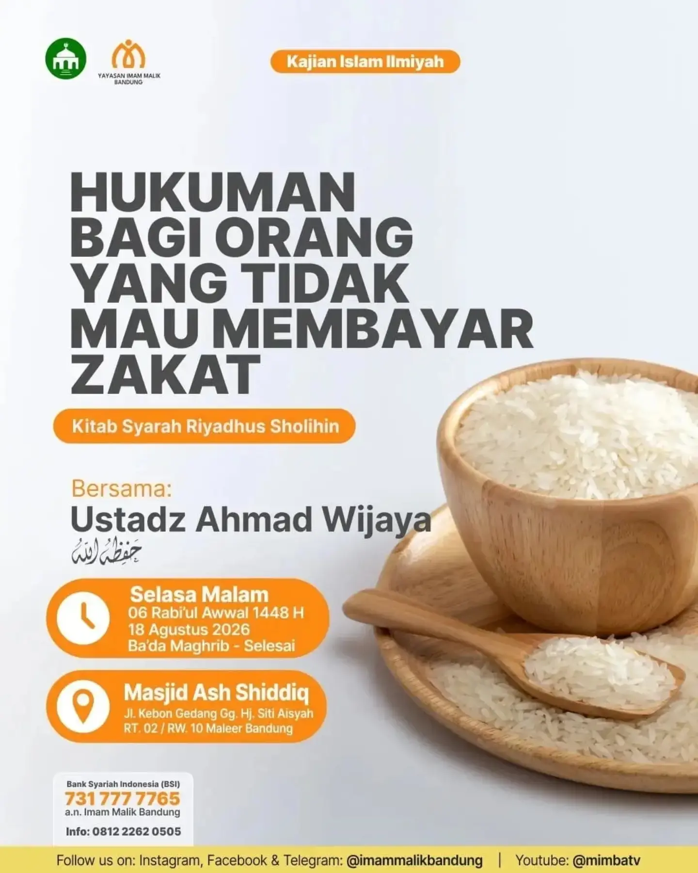 Hukuman bagi orang yang tidak mau membayar zakat