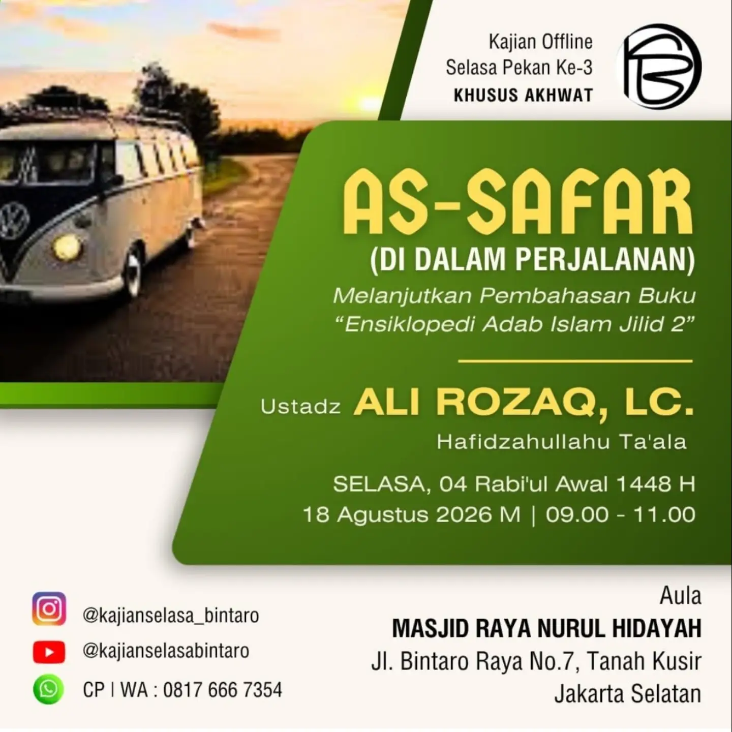 AS-SAFAR (DI DALAM PERJALANAN)