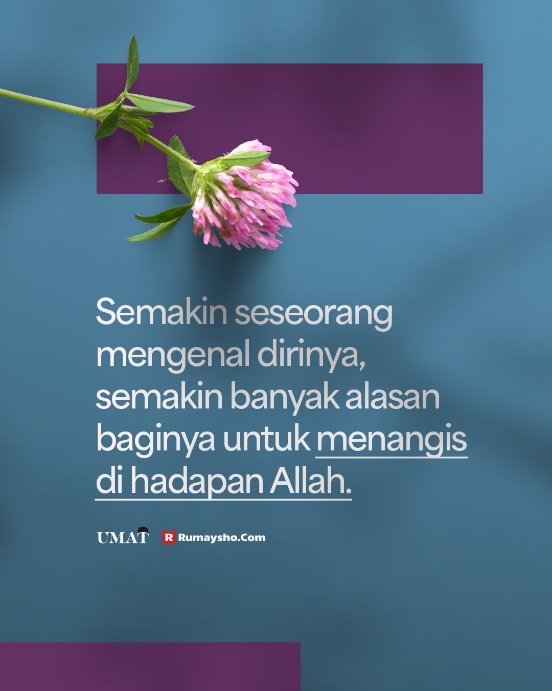 Keutamaan Menangis karena Allah dan Mendapat Naungan Allah