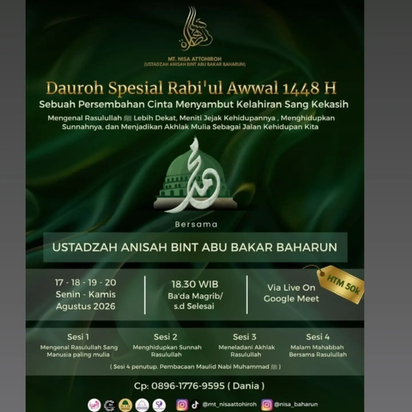 Dauroh Spesial Rabi'ul Awwal 1448 H