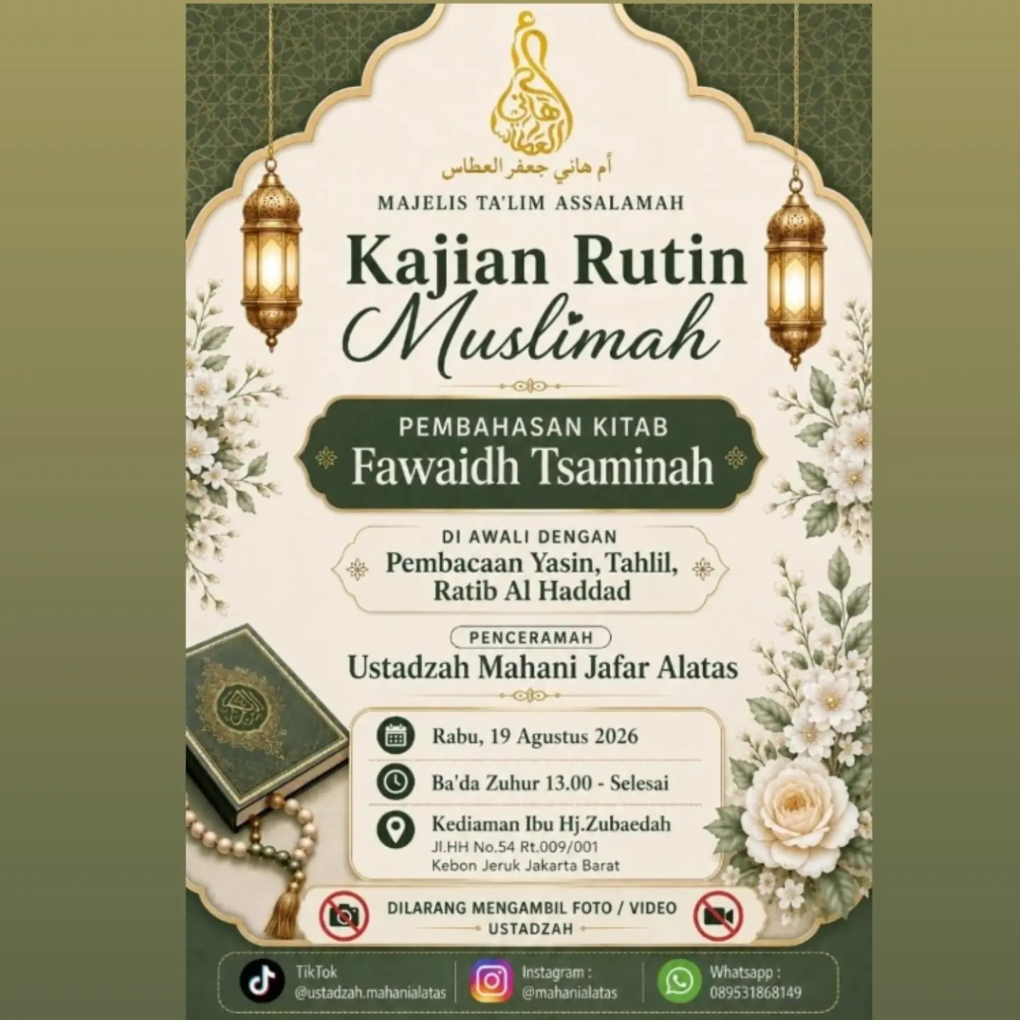 Kajian Rutin Muslimah