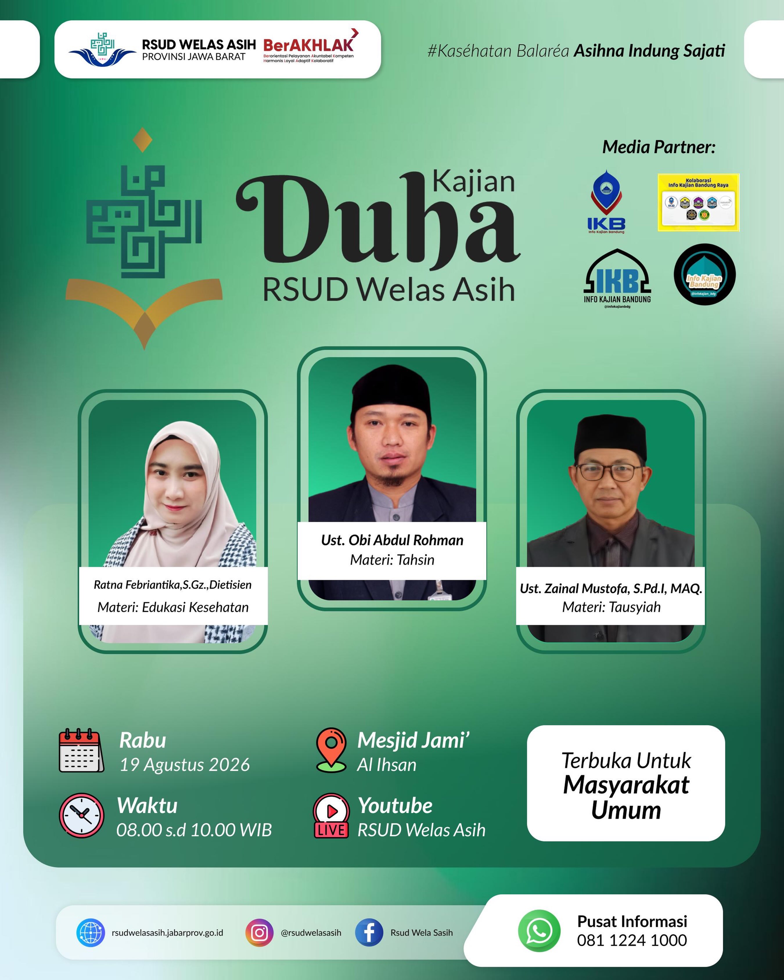Kajian Duha RSUD Welas Asih