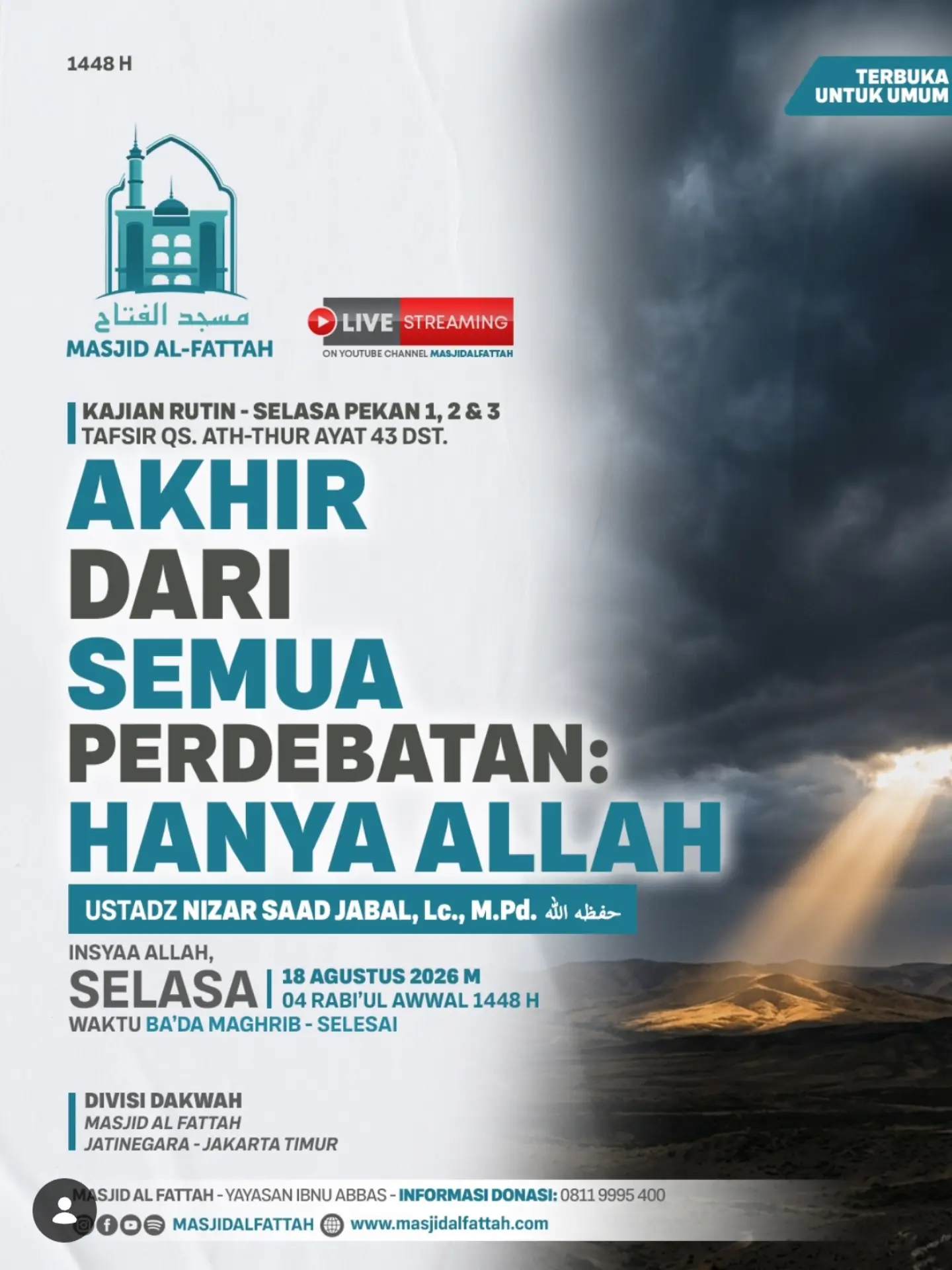 AKHIR DARI SEMUA PERBEDAAN: HANYA ALLAH