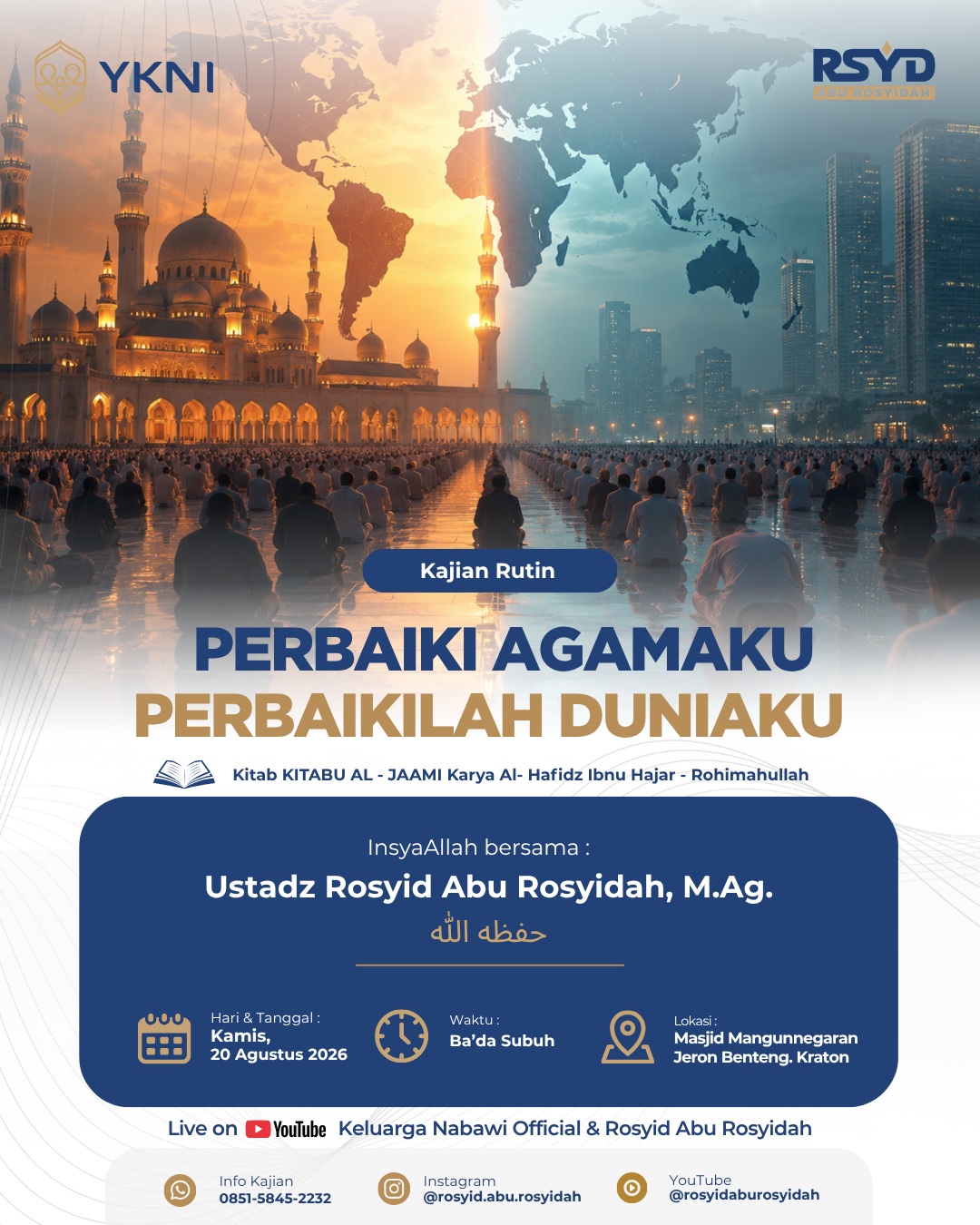 PERBAIKI AGAMAKU, PERBAIKILAH DUNIAKU