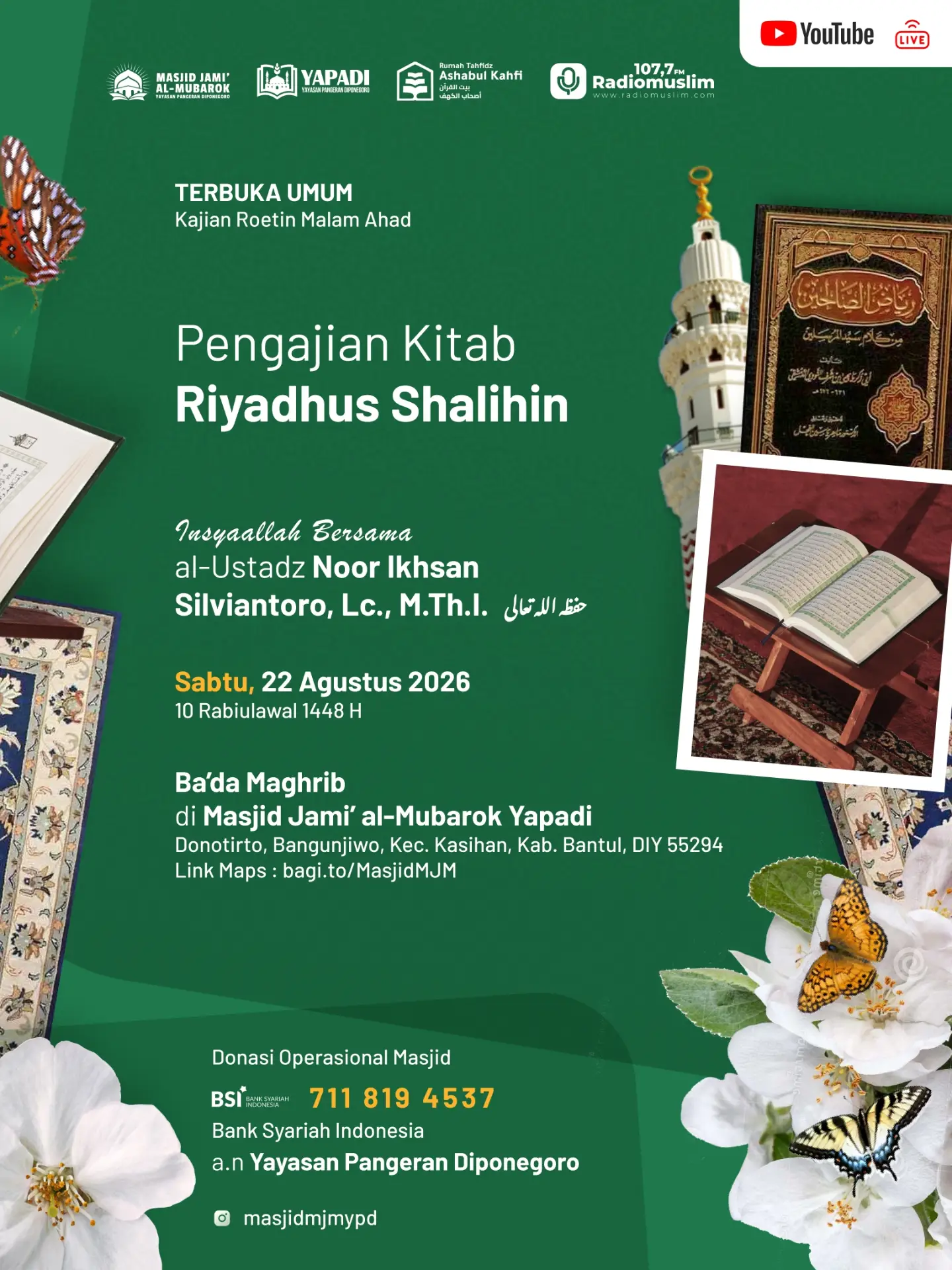 Pengajian Kitab Riyadhus Shalihin