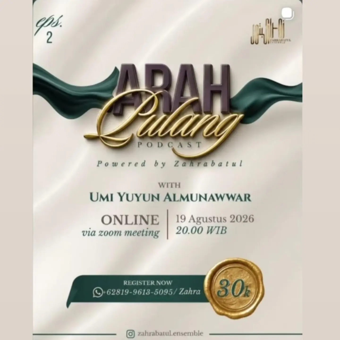Jadwal Kajian Muslimah
