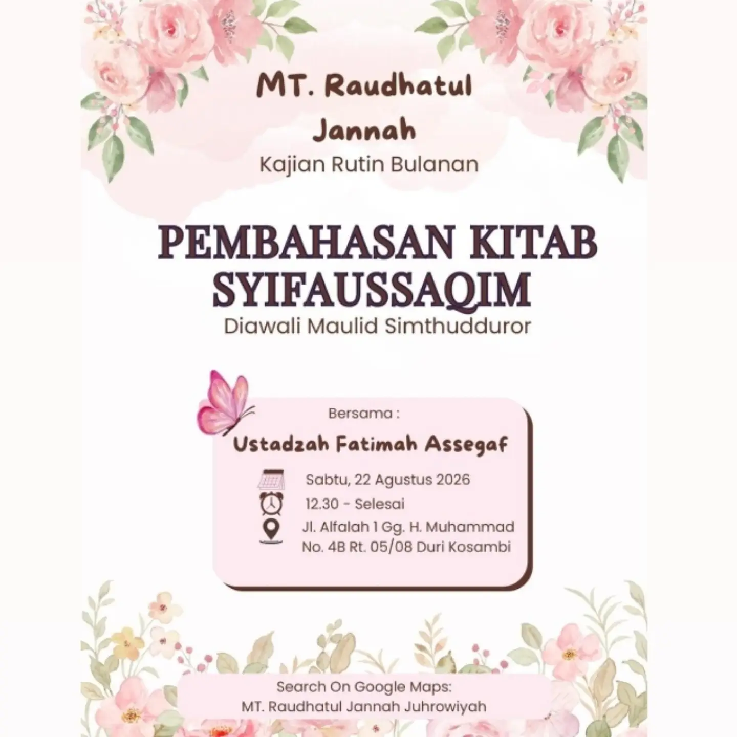 PEMBAHASAN KITAB SYIFAUSSAQIM