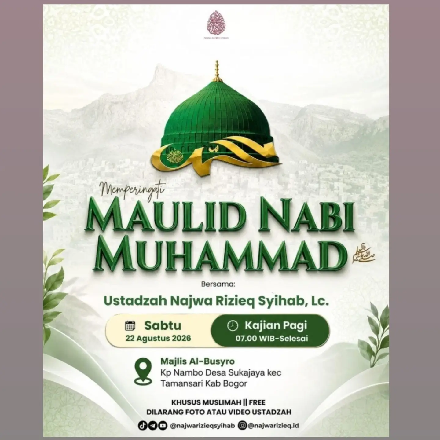 Memperingati Maulid Nabi Muhammad