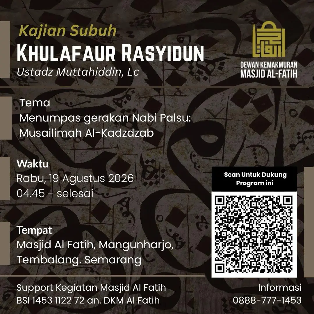 Kajian Subuh Khulafaur Rasyidin