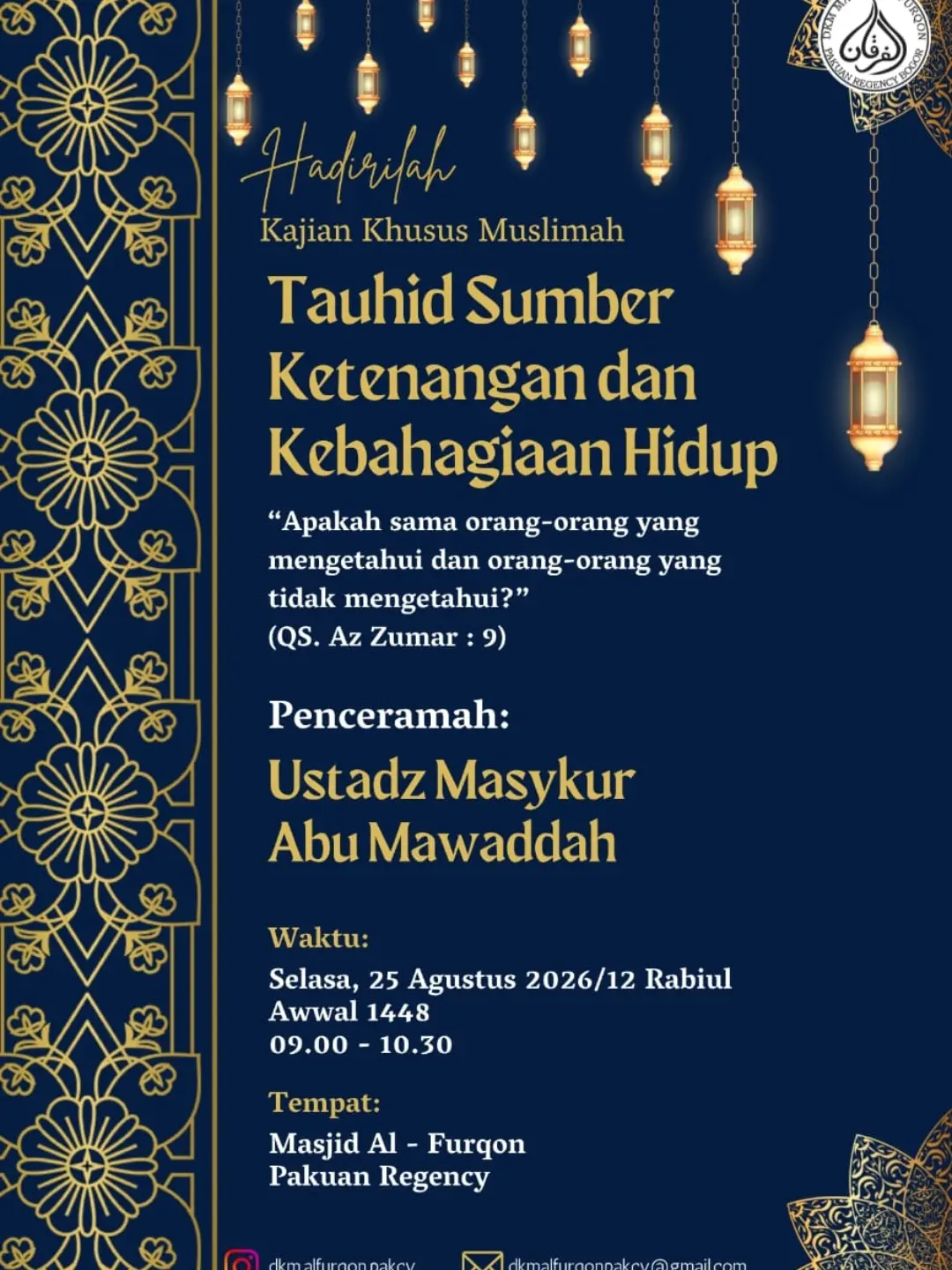 Tauhid Sumber Ketenangan dan Kebahagiaan Hidup