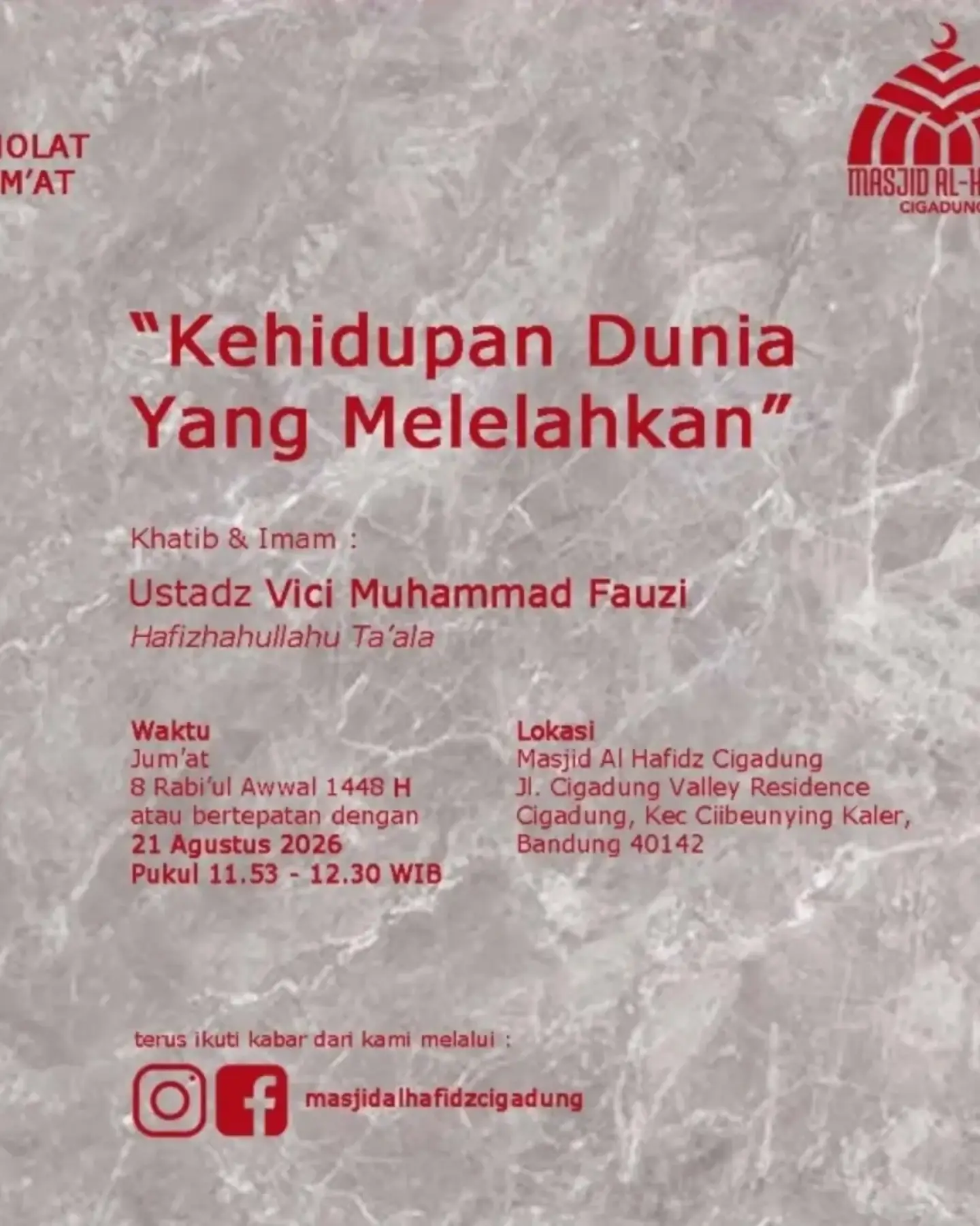 Kehidupan Dunia Yang Melelahkan