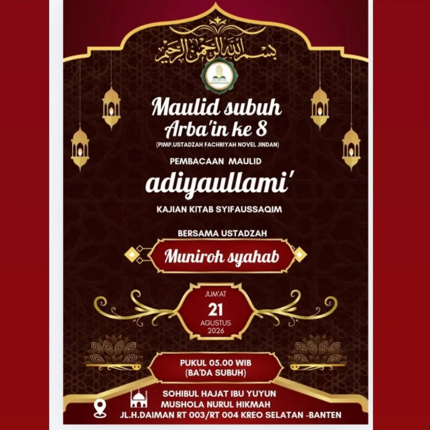 Maulid Subuh Arba'in ke-8