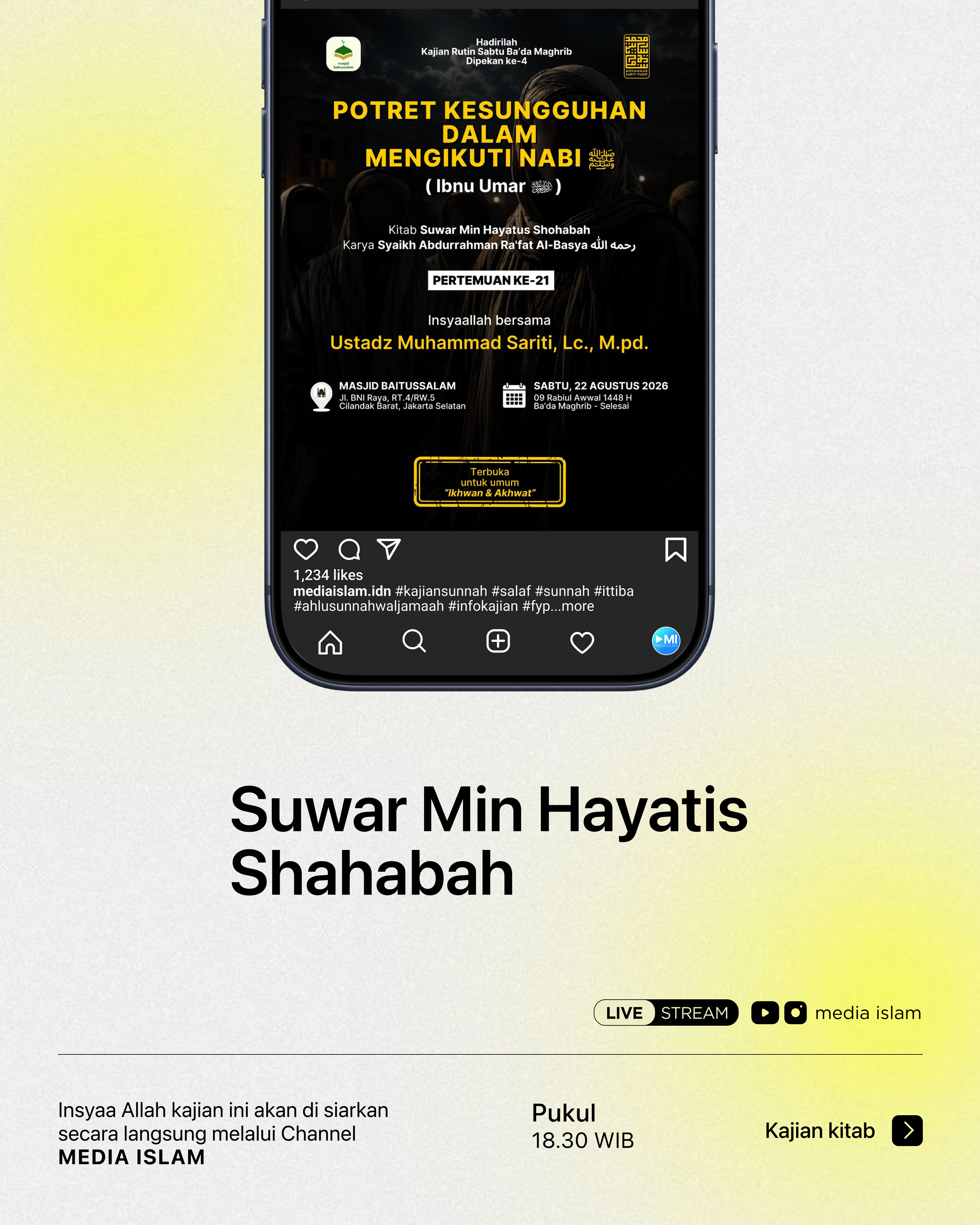Potret Kesungguhan Dalam Mengikuti Nabi (Ibnu Umar)