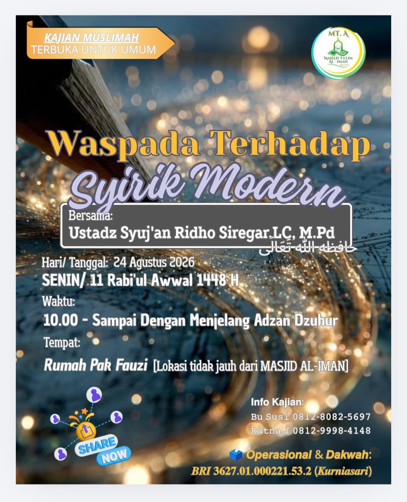 Waspada Terhadap Syirik Modern