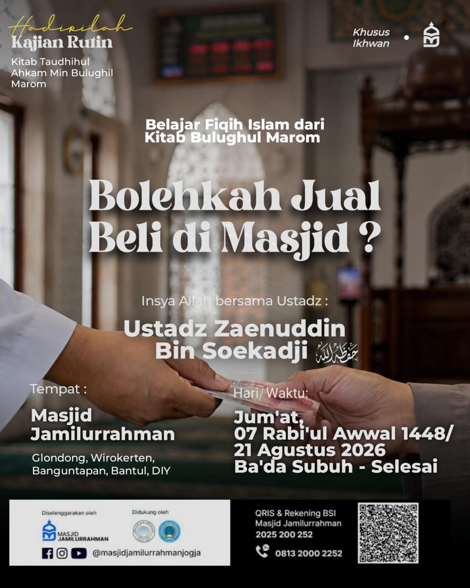 Bolehkan Jual Beli di Masjid?