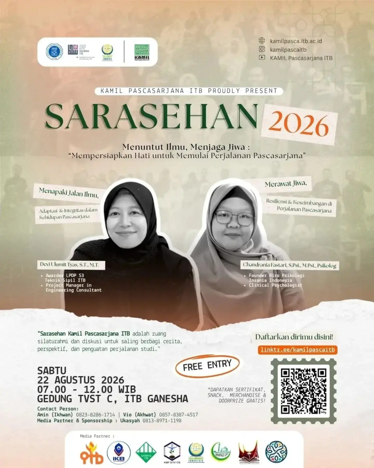 Sarasehan Kamil Pascasarjana ITB 2026