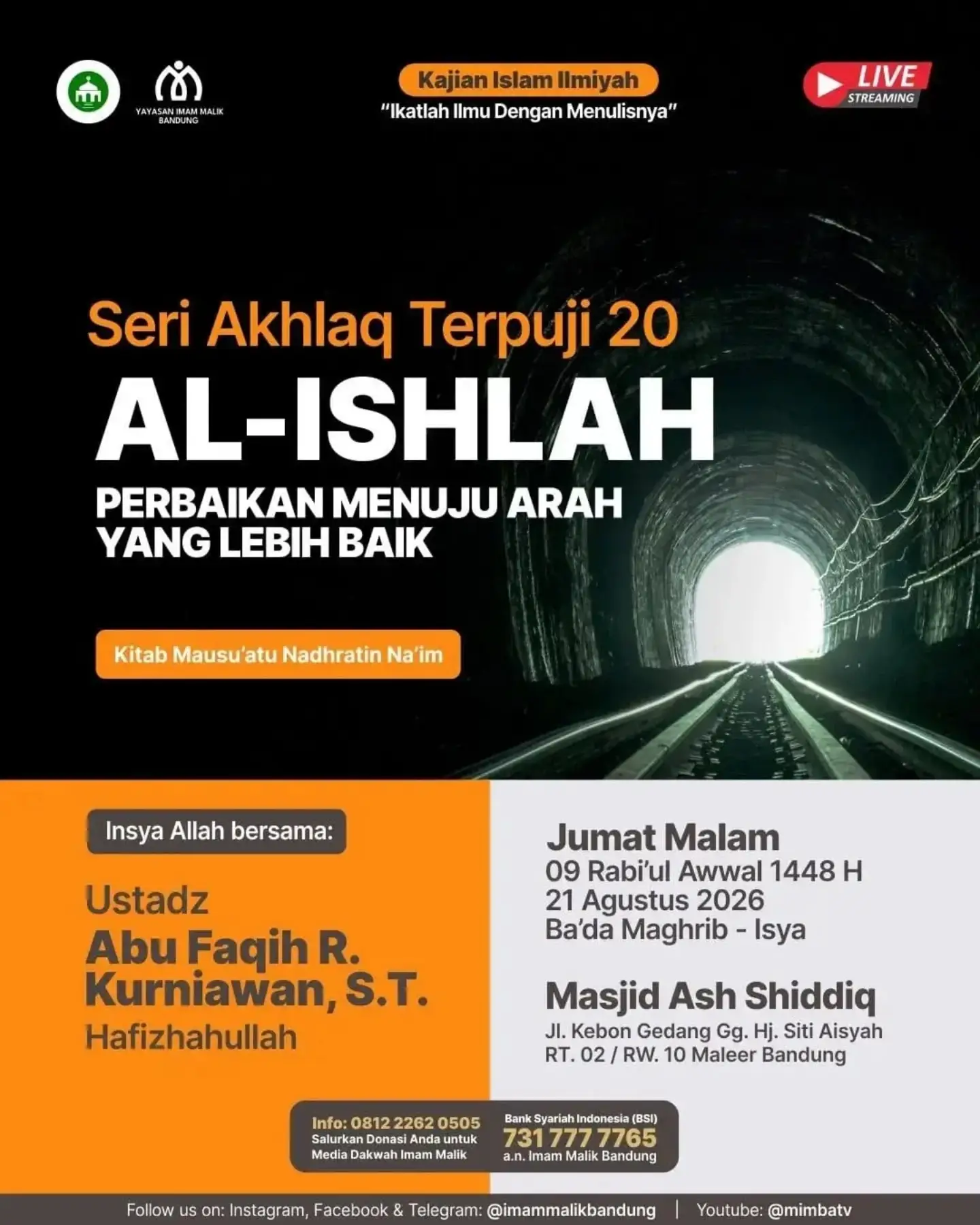 AL-ISHLAH: Perbaikan Menuju Arah Yang Lebih Baik