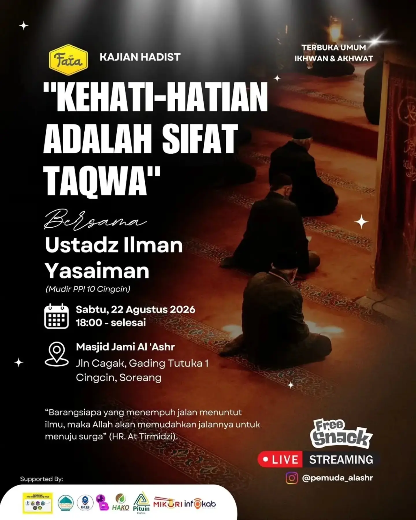 KEHATI-HATIAN ADALAH SIFAT TAQWA
